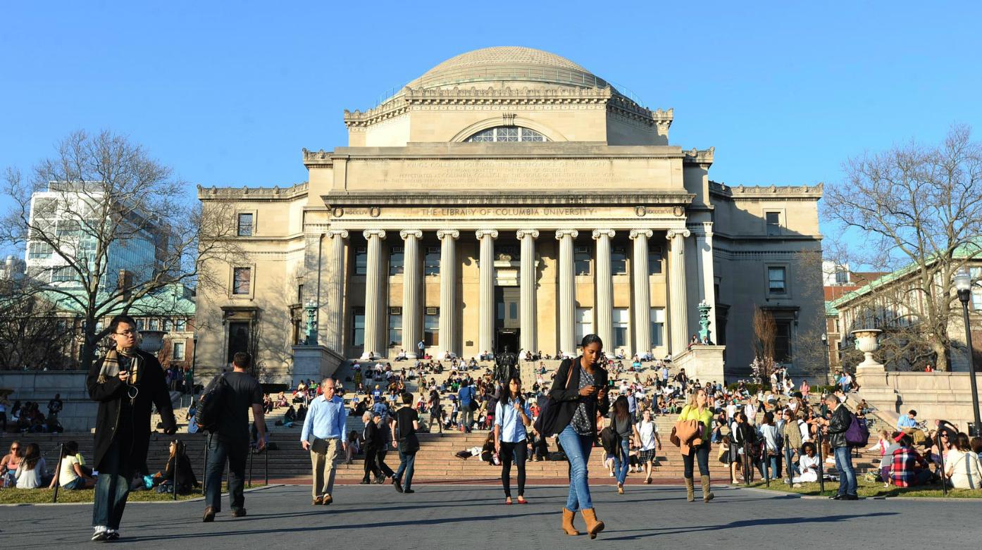 Photo credit Eileen Barroso. Photo of Columbia University Low Library.