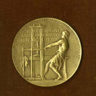 Pulitzer prize medal