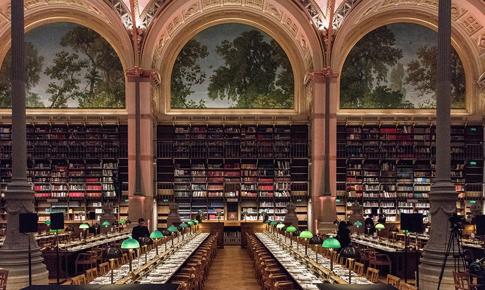 Photo of the Salle Labrouste at the Bibliotheque nationale de France