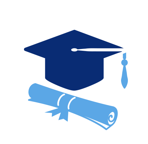 icon of a graduation cap and diploma
