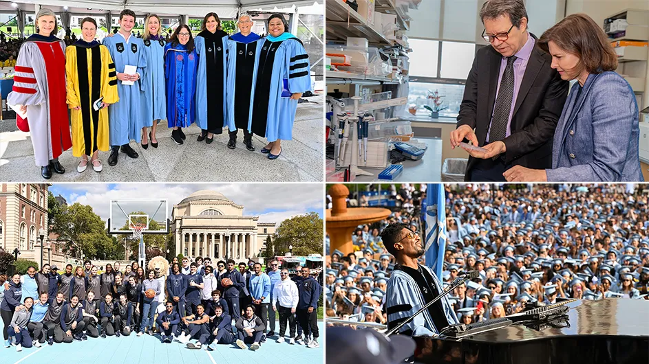 Composite image of scenes from Columbia's campuses.