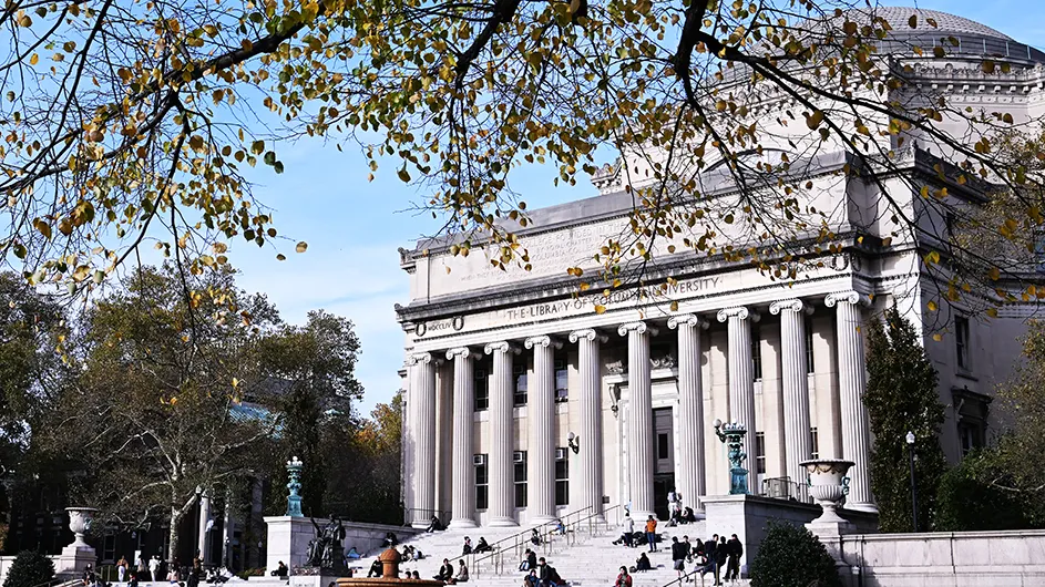 A view of Low Library.