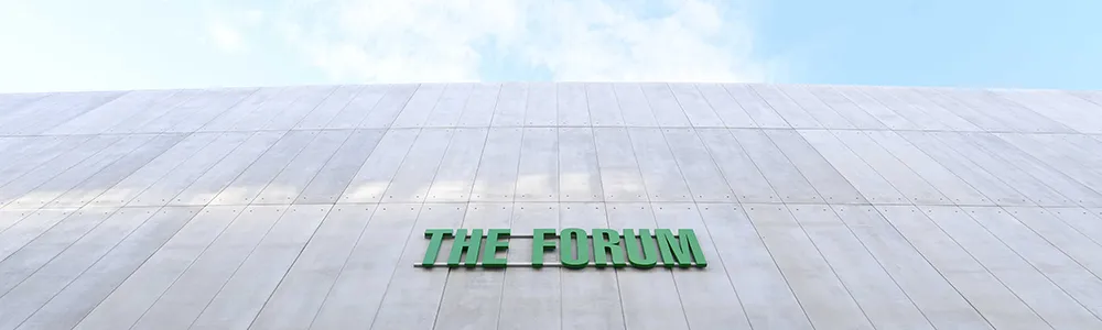 Photo of Forum signage